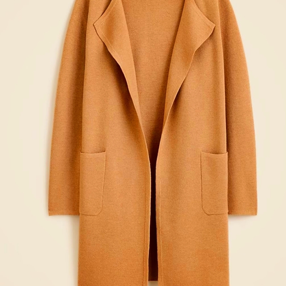 J. Crew Size M Camel Juliette Cardigan Sweater